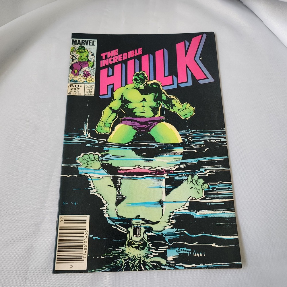 Incredible Hulk #297 Comic Book July 1984 Marvel Comics Bronze Age FN News Stand